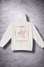 JJCULT Premium Liberty White Hoodie
