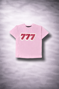 Lucky 777 Graphic Tee – Pink