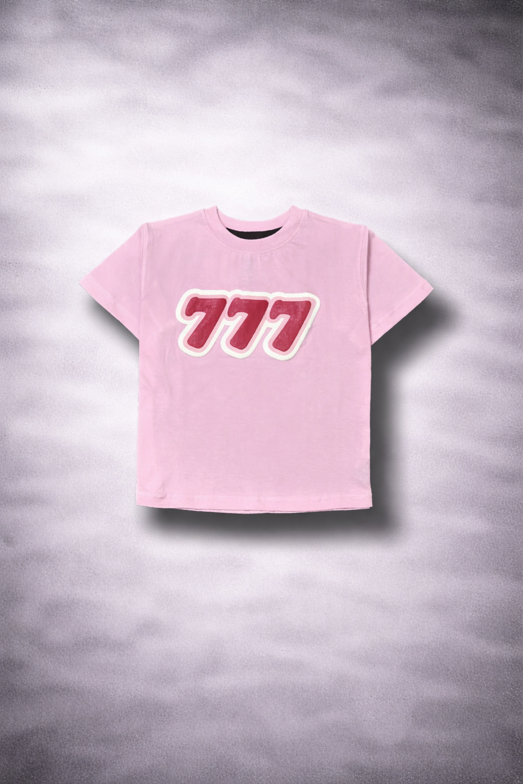 Lucky 777 Graphic Tee – Pink