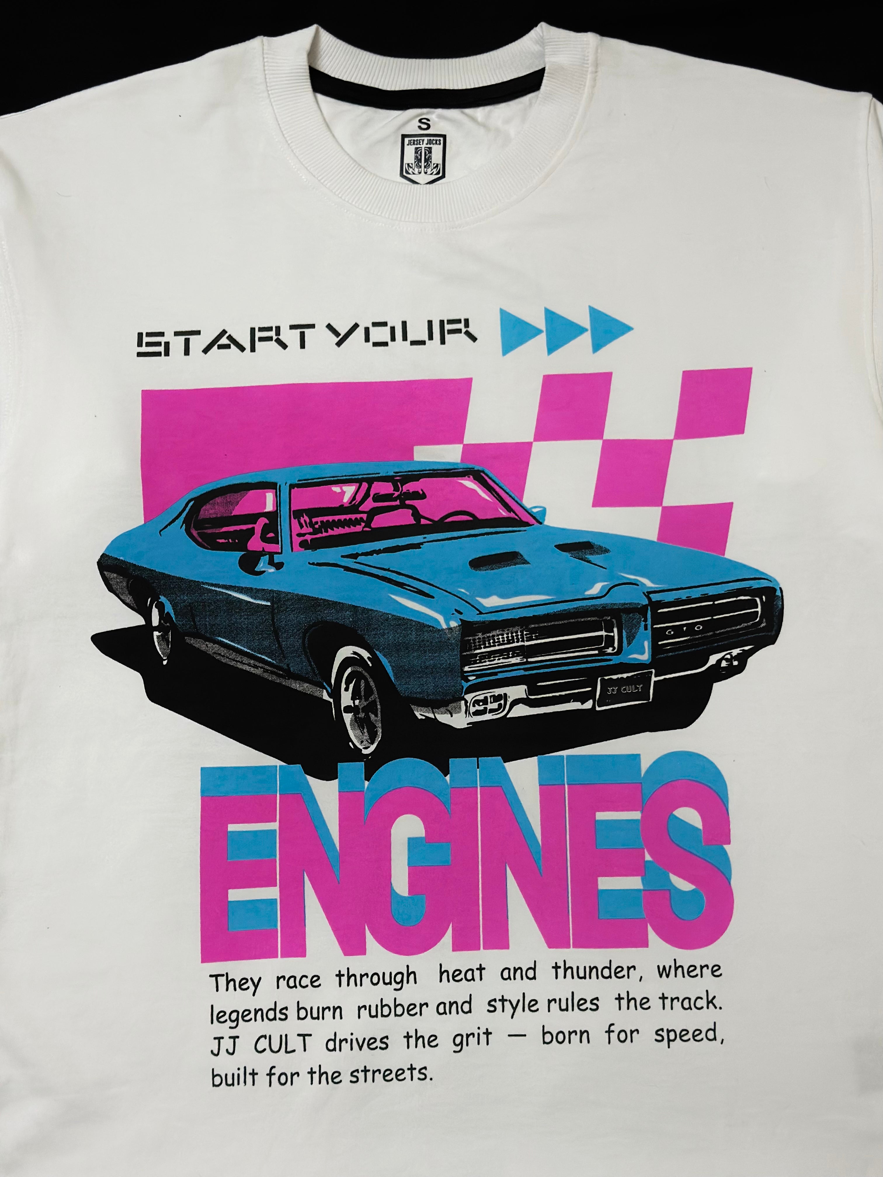 Vintage Muscle Car T-shirt Design