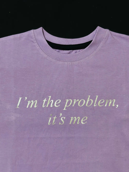 I'm the Problem Women stylish purple Top