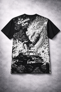 JJCULT Radium Black t-shirt dragon and car design