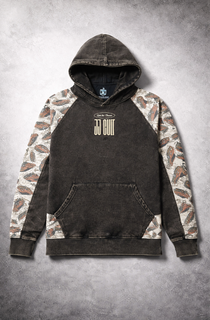 JJCULT'S Beige Brown Racing Edition Hoodie
